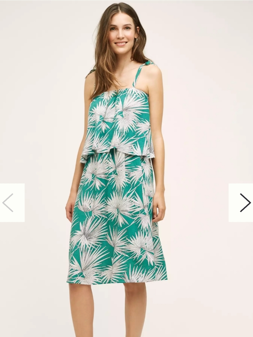 HD In Paris Fanned Palm Midi Dress